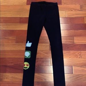 Denny’s Children’s Wear Emoji Leggings
